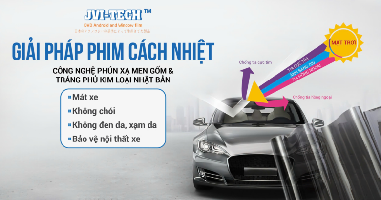 Phim cách nhiệt JVI-Tech: Dán 1 lần, đồng hành cùng tài xế 15 năm