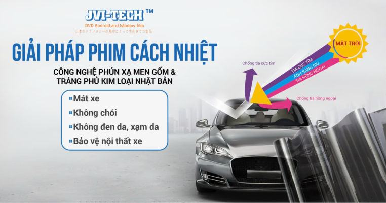 Phim cách nhiệt xe ô tô JVI-Tech