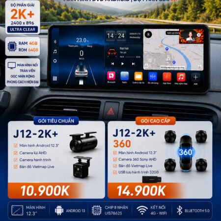 Bảng giá màn hình DVD Android JVI-TECH J12-2K+