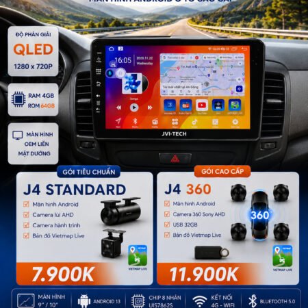 Bảng giá màn hình DVD Android JVI-TECH J4